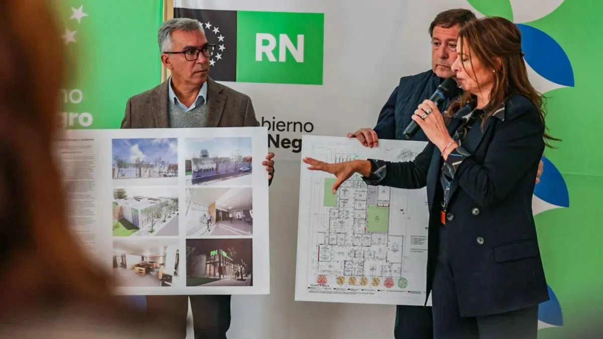 As&iacute; ser&aacute; la renovada sede de Energ&iacute;a y Ambiente en Roca. Foto: Gobierno de R&iacute;o Negro.