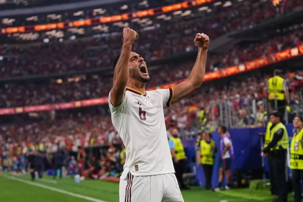 El gol para España fue de Mikel Merino.