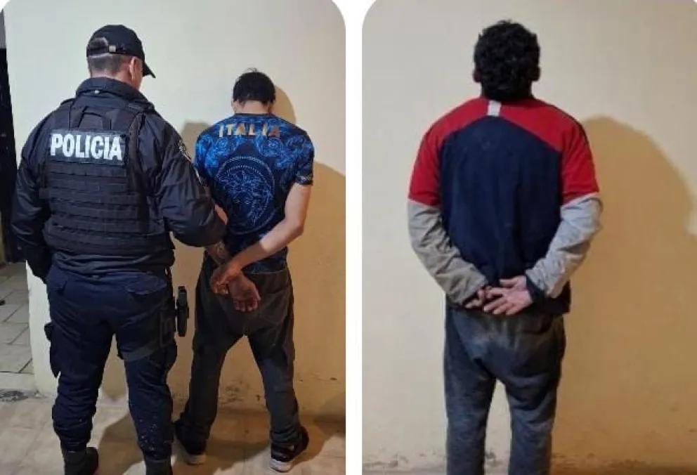 La detención fue el viernes y ayer le dictaron prisión preventiva. Foto Policía RN.