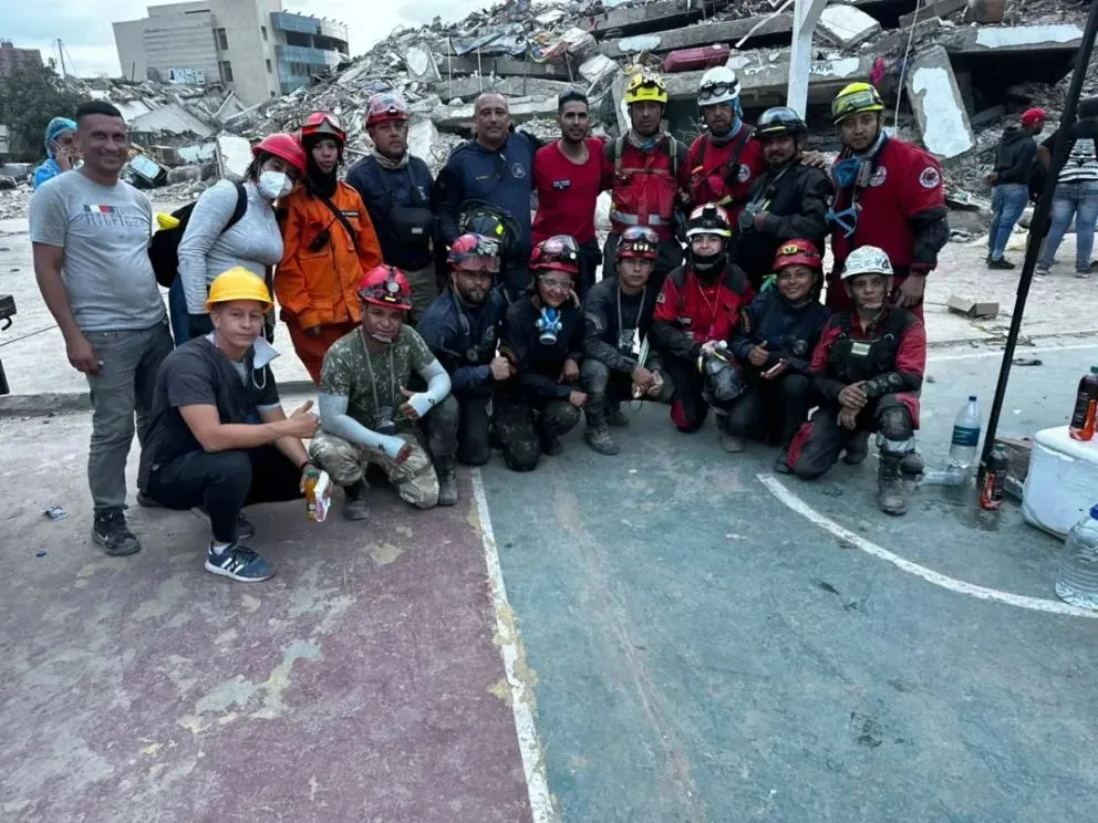 El grupo de brigadistas y de médicos radicados en Argentina fue a la zona de mayor dificultad, por una misión humanitaria.