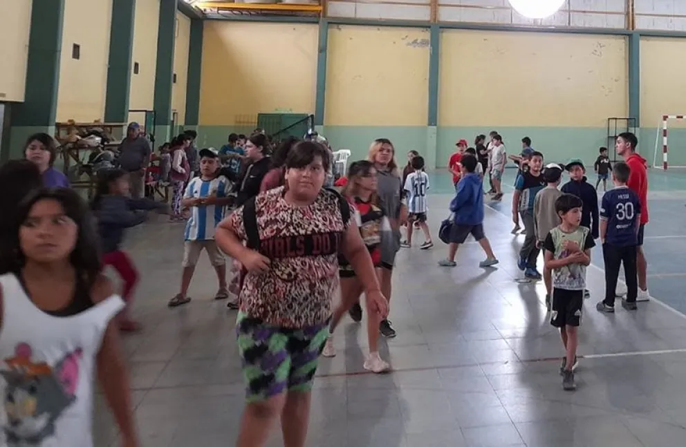 En el polideportivo municipal se realizará la semana próxima la colonia de vacaciones de invierno. Foto: archivo