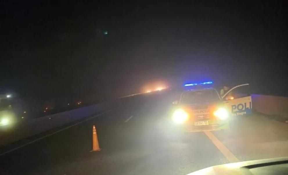 El siniestro sucedió anoche en el Km. 1153. Foto gentileza.