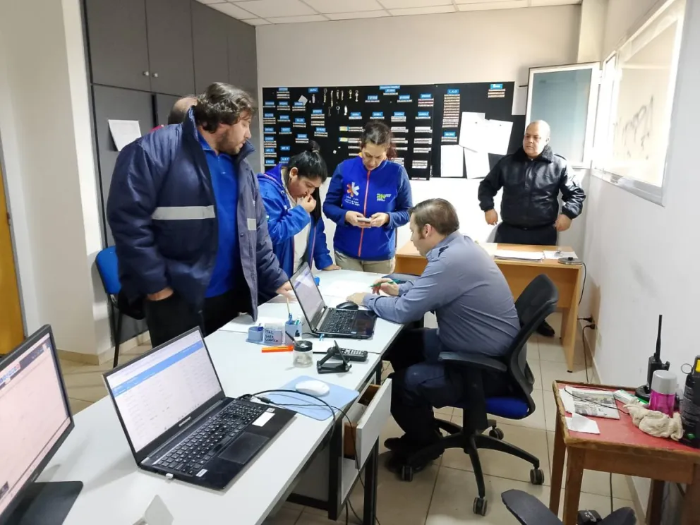 El dispositivo fue coordinado entre el SIARME, la Policía de Río Negro, Defensa Civil, Bomberos y las áreas de Tránsito y Protección Civil. Foto Gobierno RN.