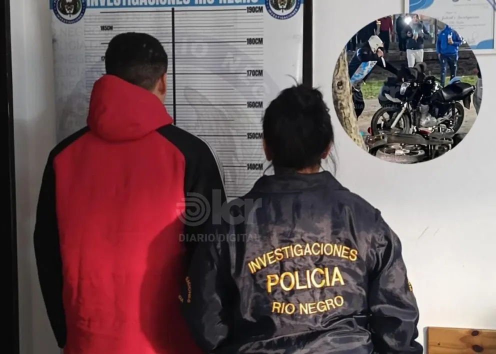 El episodio de violencia ocurrió en la madrugada del 12 de julio y ayer se realizó el allanamiento con secuestro de elementos. Foto Policía RN. 