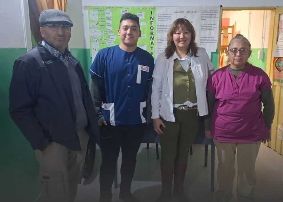 Las mejoras en el Centro de Salud de Valle Azul ingresaron en su etapa final. Foto: gentileza