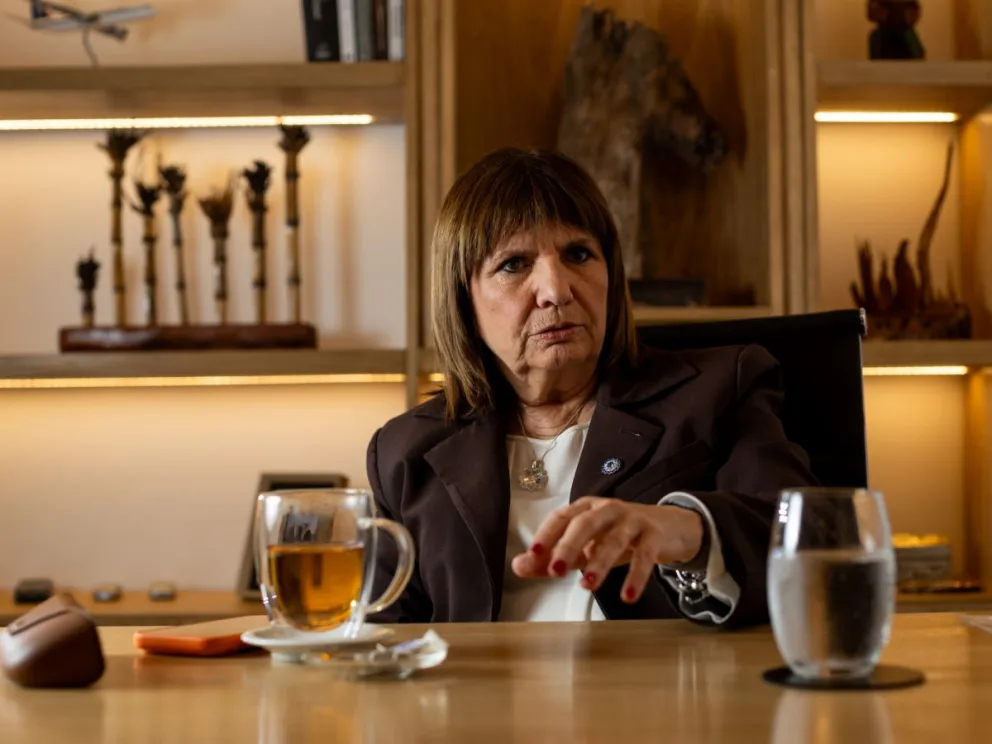 La jefa del bloque de La Libertad Avanza en el Senado, Patricia Bullrich.