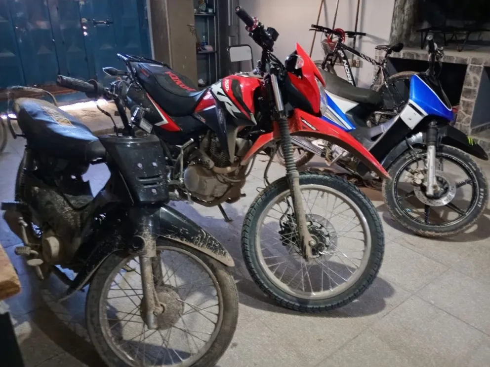 Las últimas motos fueron retenidos durante el fin de semana. Foto Policía RN. 