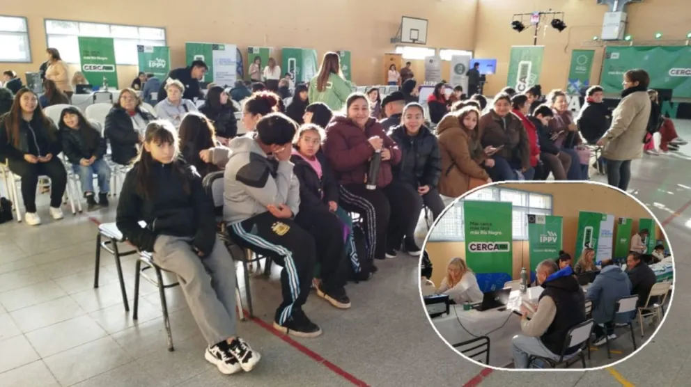 La atención se extenderá hasta las 16. Habrá actividades, tortas fritas y pizzas mientras las personas espera la conclusión del trámite. Fotos gentileza.