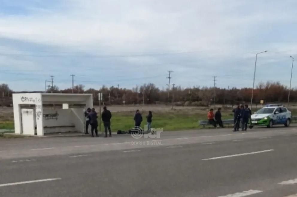 La detención ocurrió ayer sobre Ruta 22. Foto gentileza.