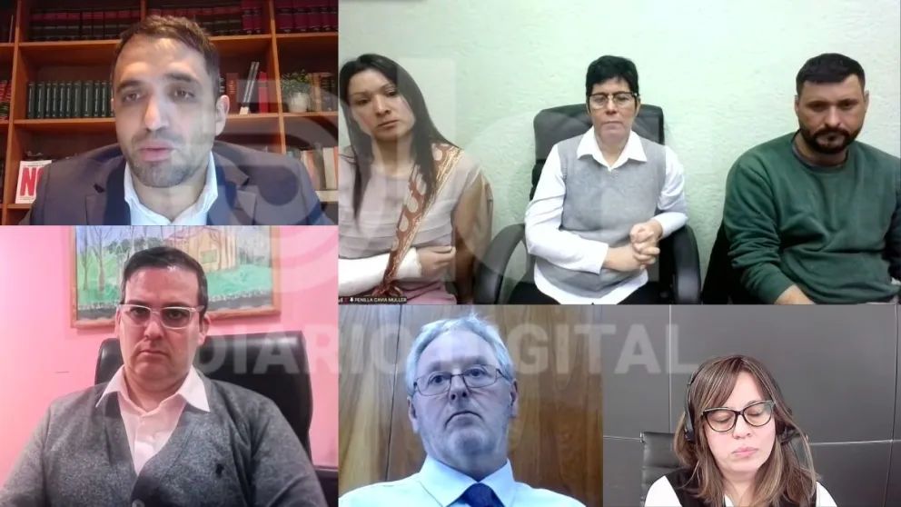 La audiencia se realizó durante la mañana de este jueves de manera virtual, a través de Zoom. Foto: captura de pantalla