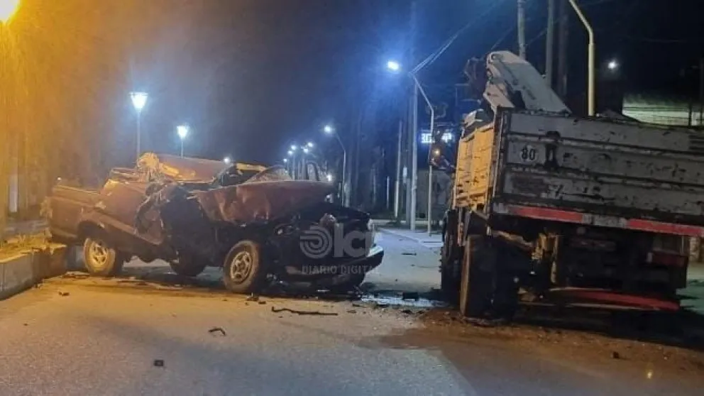 El test de alcoholemia determinó que el conductor que chocó contra el camión iba con 1.5 de alcohol en sangre. Foto gentileza.