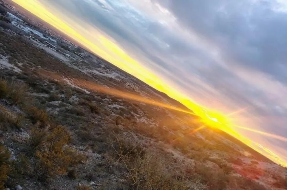 Hoy y, sobre todo mañana, serán los días más cálidos de la semana y con mucho sol. Foto gentileza Fernando.