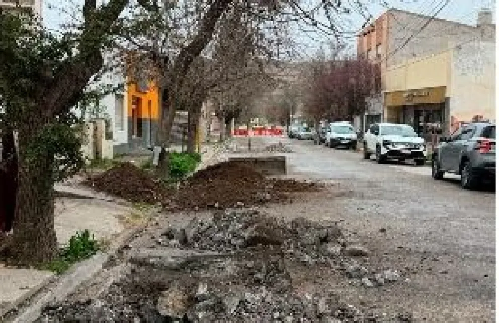 Debido a los trabajos estará cortada la circulación por alrededor de diez días entre avenida Italia y Remedios de Escalada. Foto Municipio VR.