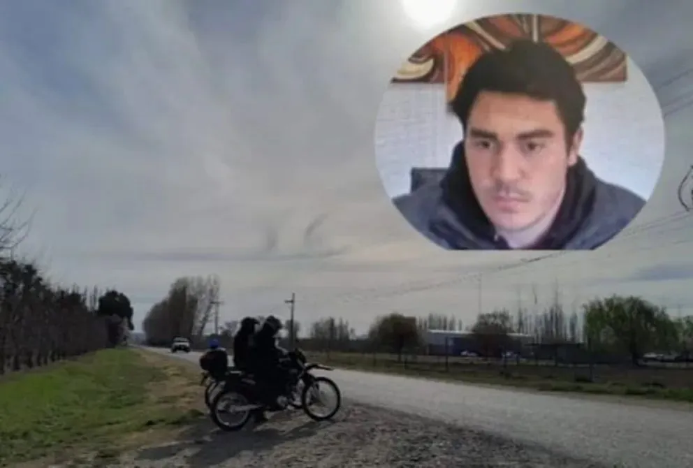 Hace una año Facundo Plos se fugó de la chacra en la que estaba con tobillera electrónica. Foto LCR.