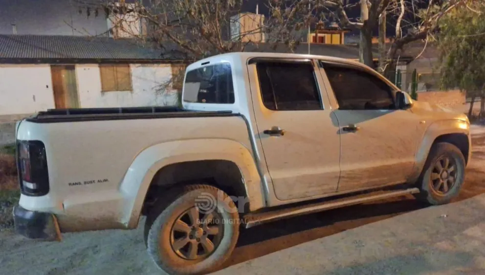 La VW Amarok fue robada a mediados de este mes en Allen. Foto gentileza.