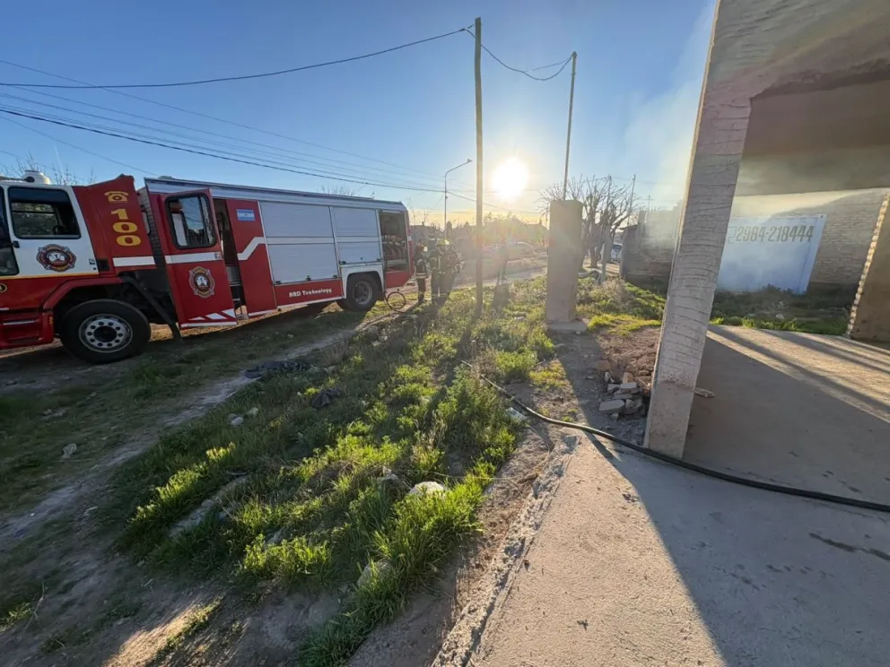 En el lugar trabaja una dotación con seis bomberos. Foto Bomberos VR.