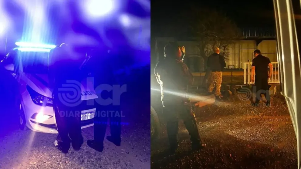 El joven conductor le sacó la camioneta a su tío, huyó con otros tres menores y terminó chocando en la zona rural de calle Juan XXIII. Foto Policía RN.