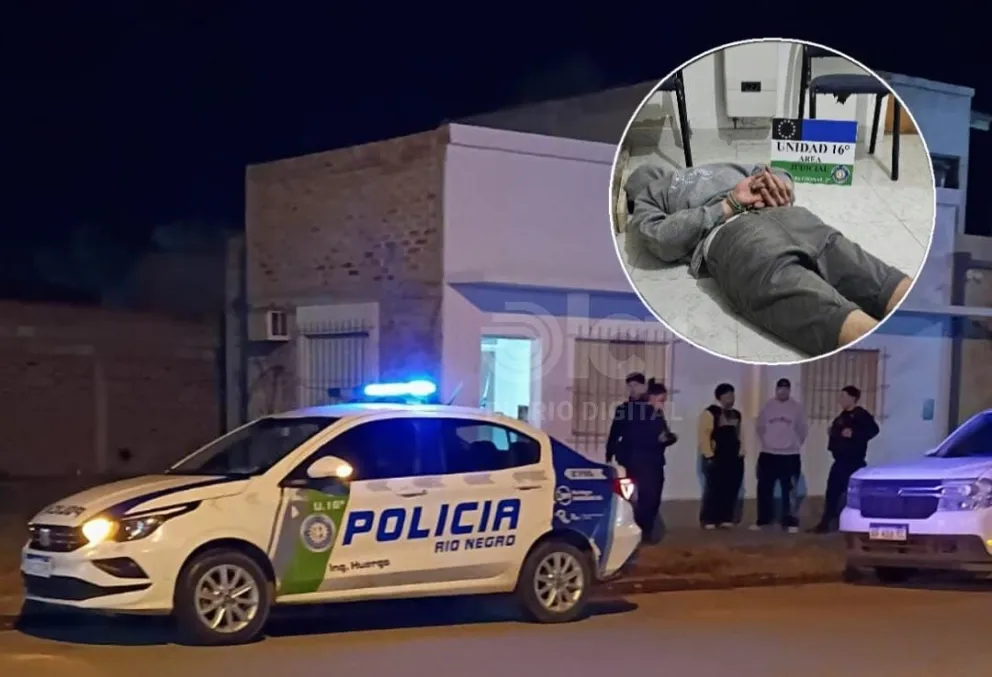 El ingreso y la detención se produjo anoche en un consultorio sobre calle Buenos Aires. Fotos gentiileza.
