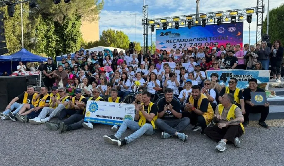 La solidaridad volvió a destacarse y el Pedaleando por un Sueño juntó más de $27 millones para continuar con el proyecto Regina RIE. Foto: Celeste Cerezuela