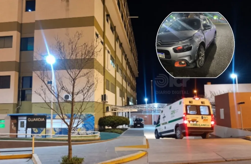 El hecho de tránsito se produjo minutos antes de la medianoche entre una Honda wave y un Citroën C4. Foto gentileza