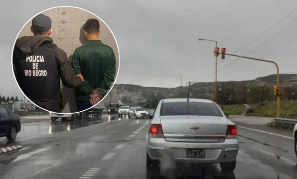 La detención del sujeto de 26 años con domicilio en Belisle se produjo en horas de la tarde. Foto gentileza