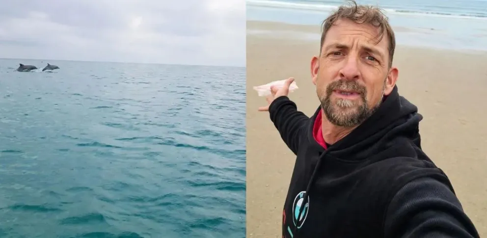 Daniel Teramo y una inolvidable experiencia, una más para el cuaderno. Foto gentileza. 