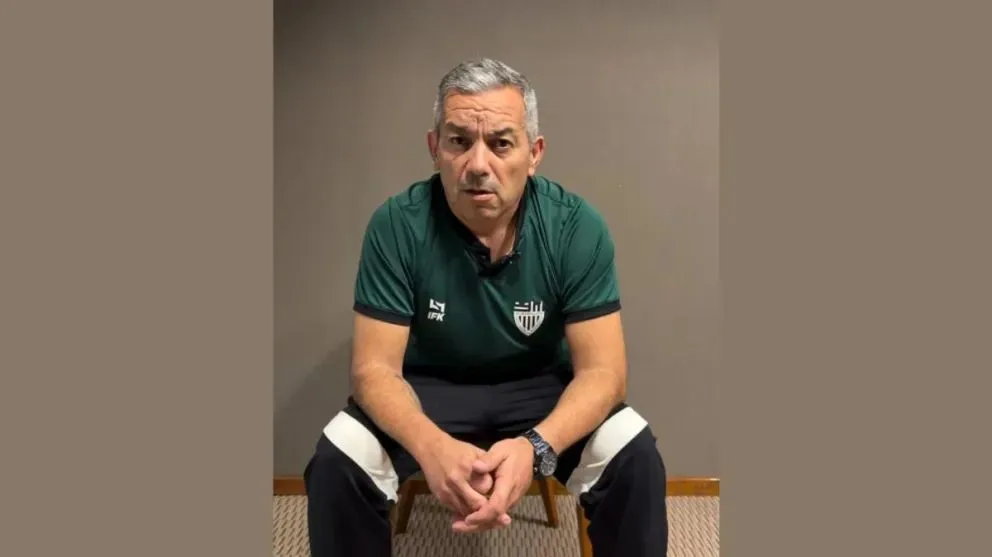 Marcelo Bastías pidió disculpas a través de las redes sociales del Club. Foto Club Cipolletti