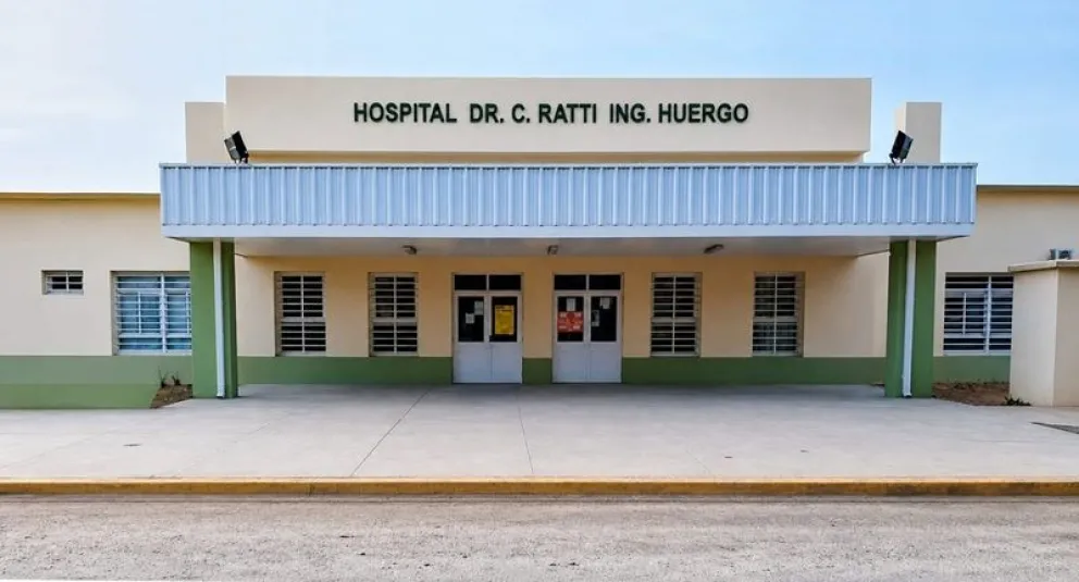 El hospital Carlos Ratti de Huergo incorporó nuevos profesionales en el área de enfermería y un nuevo aparato para diagnósticos médicos. Foto: gentileza