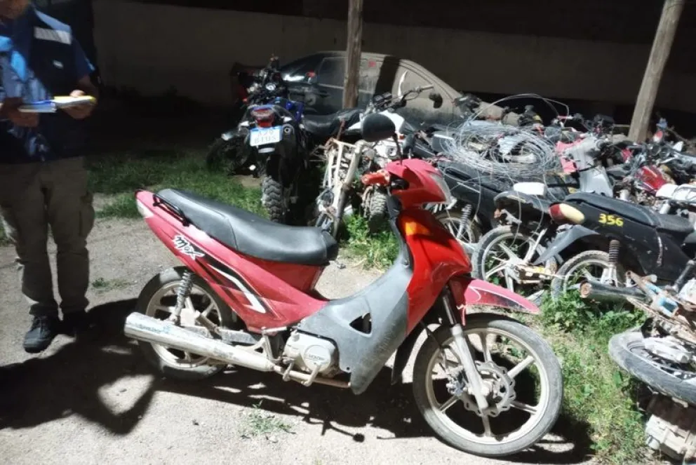 La moto fue secuestrada y quedó a resguardo en la Comisaría 16 al detectar irregularidades. Foto: gentileza